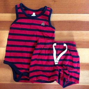 Baby Gap Striped Tank and Short Set - 3-6M